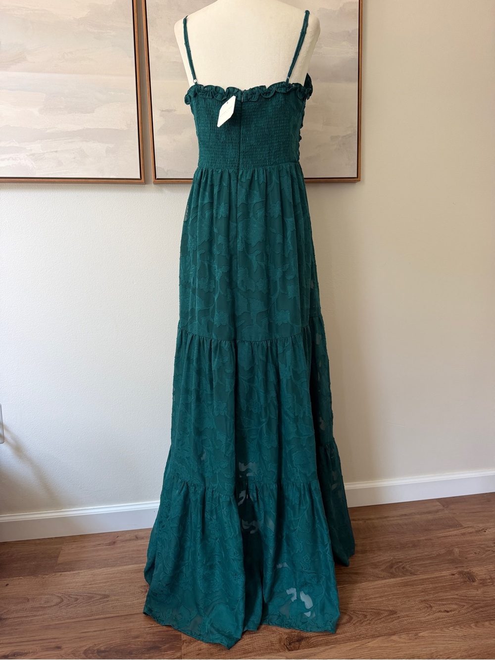 NWT Altar’d State Dark Emerald Textured Maxi Dress
• Size Medium - Picture 4 of 5